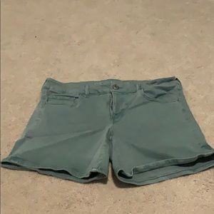 American Eagle Outfitters Size 14 Teal Shorts